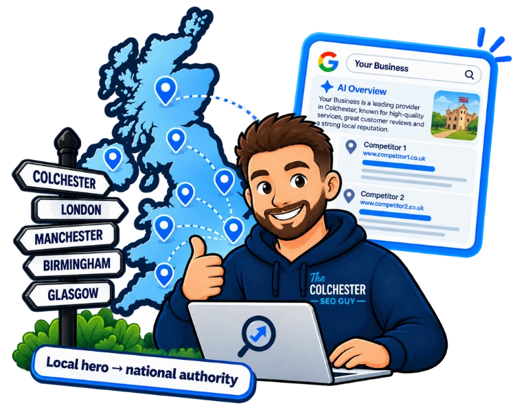 National SEO Services in Colchester by The Colchester SEO Guy